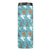 Bouteilles Isothermes Motif d'Halloween Turquoise amusant (Dos)