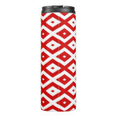 Bouteilles Isothermes Motif diamant rouge et blanc (Dos)