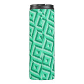Bouteilles Isothermes Motif diamant trois tons vert Monogramme (Dos)
