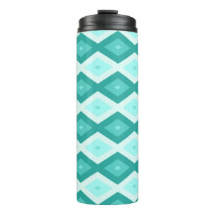 Bouteilles Isothermes Motif diamant turquoise
