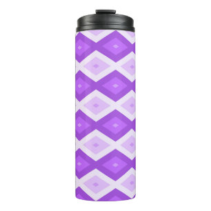 Bouteilles Isothermes Motif diamant violet clair