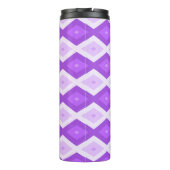 Bouteilles Isothermes Motif diamant violet clair (Dos)
