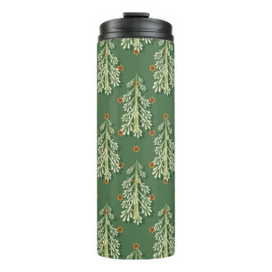 Bouteilles Isothermes Motif d'illustration des arbres de Noël