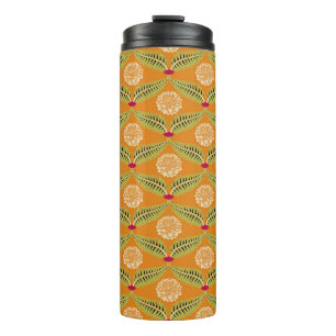 Bouteilles Isothermes Motif d'illustration traditionnel indien.