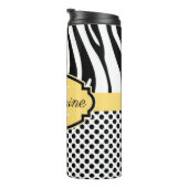 Bouteilles Isothermes Motif d'impression et de points Zebra (Tourné sur la droite)