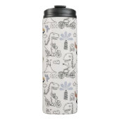 Bouteilles Isothermes Motif Dinosaur migre (Devant)