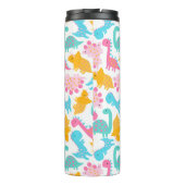 Bouteilles Isothermes Motif Dinosaur rose et Turquoise (Dos)