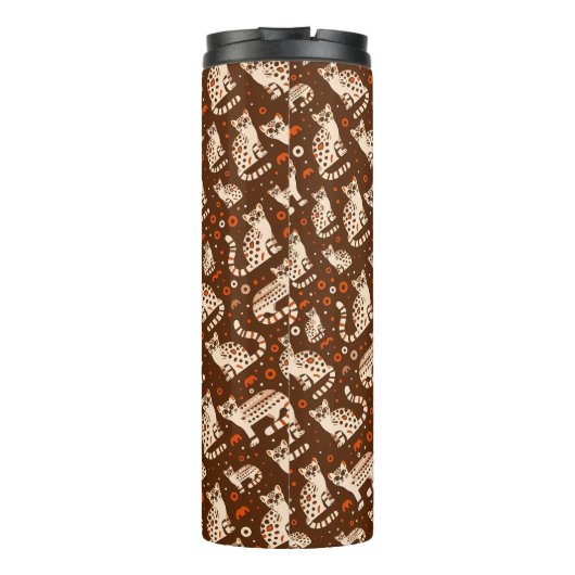 Bouteilles Isothermes Motif d'occelot (Dos)