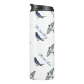 Bouteilles Isothermes Motif d'oiseaux hirondelles (Tourné sur la droite)