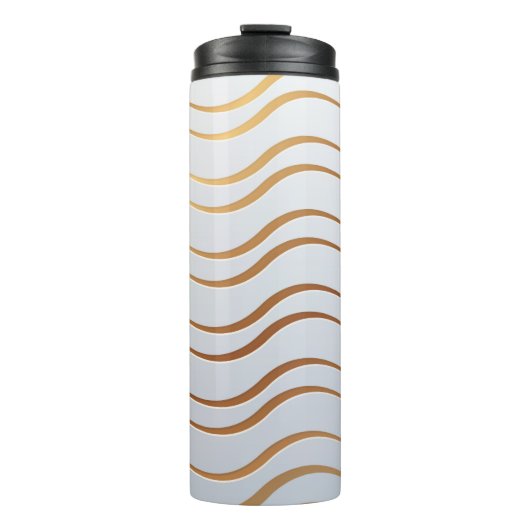 Bouteilles Isothermes Motif d'or 3 (Devant)