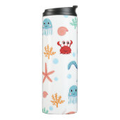 Bouteilles Isothermes Motif du monde marin (Tourné sur la gauche)