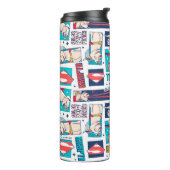 Bouteilles Isothermes Motif du panneau de dessin Krypto (Tourné sur la gauche)