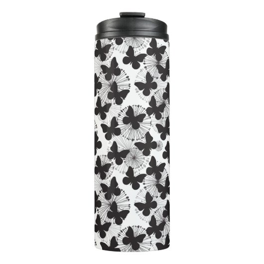 Bouteilles Isothermes motif d'un papillon (Devant)