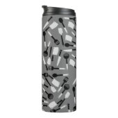 Bouteilles Isothermes Motif d'ustensiles de cuisine (Tourné sur la droite)