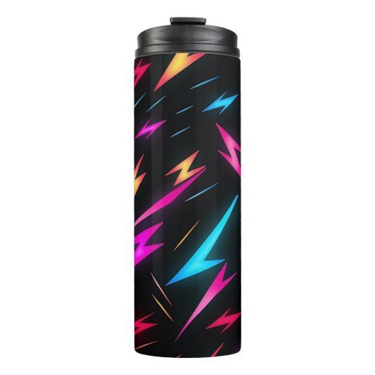 Bouteilles Isothermes Motif éclair coloré (Devant)
