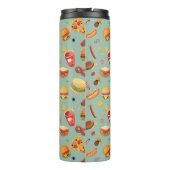 Bouteilles Isothermes Motif élégant d'aliments de préparation rapide (Dos)