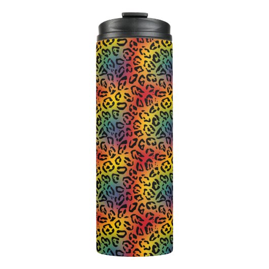 Bouteilles Isothermes Motif Empreinte de léopard dynamique (Devant)