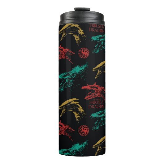 Bouteilles Isothermes Motif en chef Dragon (Devant)