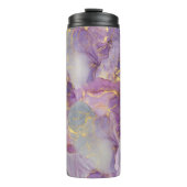 Bouteilles Isothermes Motif en marbre Pastel Lilac, Parties scintillant  (Devant)
