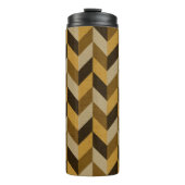 Bouteilles Isothermes Motif en squelette doré et brun (Devant)