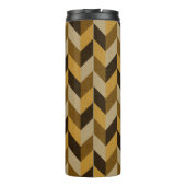 Bouteilles Isothermes Motif en squelette doré et brun (Dos)