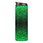 Bouteilles Isothermes Motif en verre tendu 02.Vert.Ligne noire BG (Tourné sur la droite)