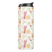 Bouteilles Isothermes Motif esquissé de cocktail (Tourné sur la gauche)