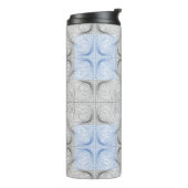 Bouteilles Isothermes Motif filaire 08,B Blanc BG (Tourné sur la gauche)