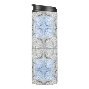 Bouteilles Isothermes Motif filaire 08,B Blanc BG