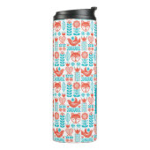 Bouteilles Isothermes Motif finlandais d'art populaire de Fox et (Tourné sur la gauche)