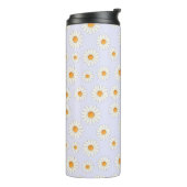 Bouteilles Isothermes Motif Fleur Chic Daisy - Design Floral Cute - (Tourné sur la gauche)