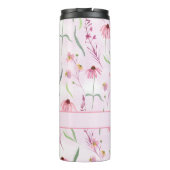 Bouteilles Isothermes Motif Fleur Fleur Rosée Aquarelle Personnalisée (Dos)