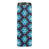 Bouteilles Isothermes Motif Fleurs bleues Abstraites (Dos)