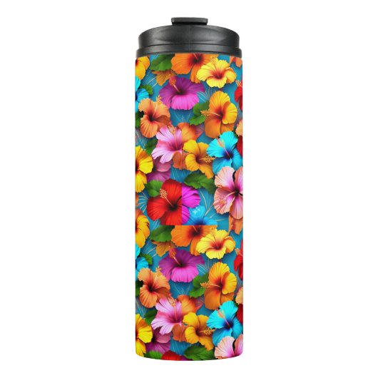 Bouteilles Isothermes Motif Fleurs Fleuries Multicolores-36355 (Devant)
