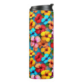 Bouteilles Isothermes Motif Fleurs Fleuries Multicolores-36355 (Tourné sur la gauche)
