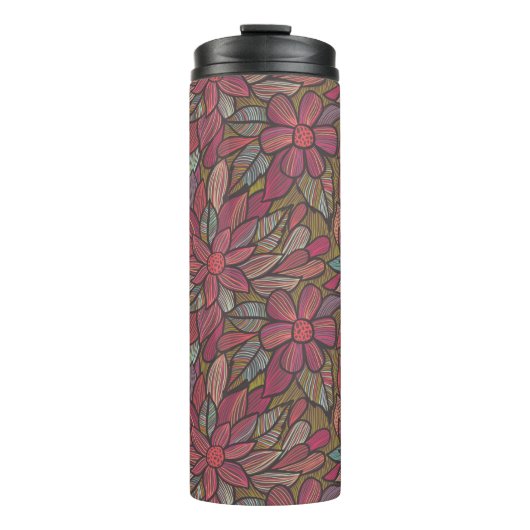 Bouteilles Isothermes Motif floral 4 2 (Devant)