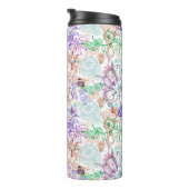 Bouteilles Isothermes Motif floral 5 (Tourné sur la droite)