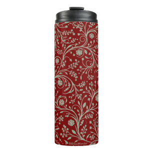 Bouteilles Isothermes Motif floral botanique élégant – Nature minimale