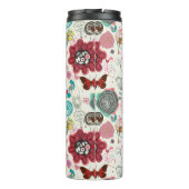 Bouteilles Isothermes Motif floral dans le rétro style 5 (Dos)