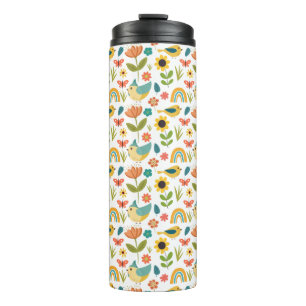 Bouteilles Isothermes Motif floral de l'aquarelle de printemps