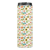 Bouteilles Isothermes Motif floral de l'aquarelle de printemps (Dos)