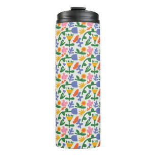 Bouteilles Isothermes Motif floral de printemps amusant