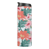 Bouteilles Isothermes Motif Floral Dessin Élégant Fleurs Décoratives (Tourné sur la droite)