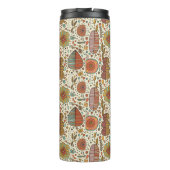 Bouteilles Isothermes Motif floral d'été fait de feuille (Dos)