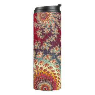 Bouteilles Isothermes Motif floral en spirale