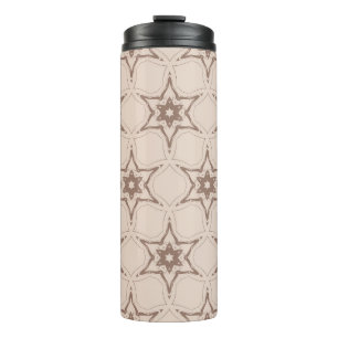 Bouteilles Isothermes Motif floral géométrique décoratif. Vigne incompar