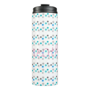 Bouteilles Isothermes Motif floral moderne rustique