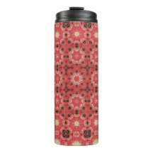 motif floral rouge Abstrait