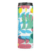 Bouteilles Isothermes Motif floral transparent avec éléments de transpar (Dos)