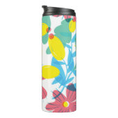 Bouteilles Isothermes Motif floral transparent avec éléments de transpar (Tourné sur la droite)